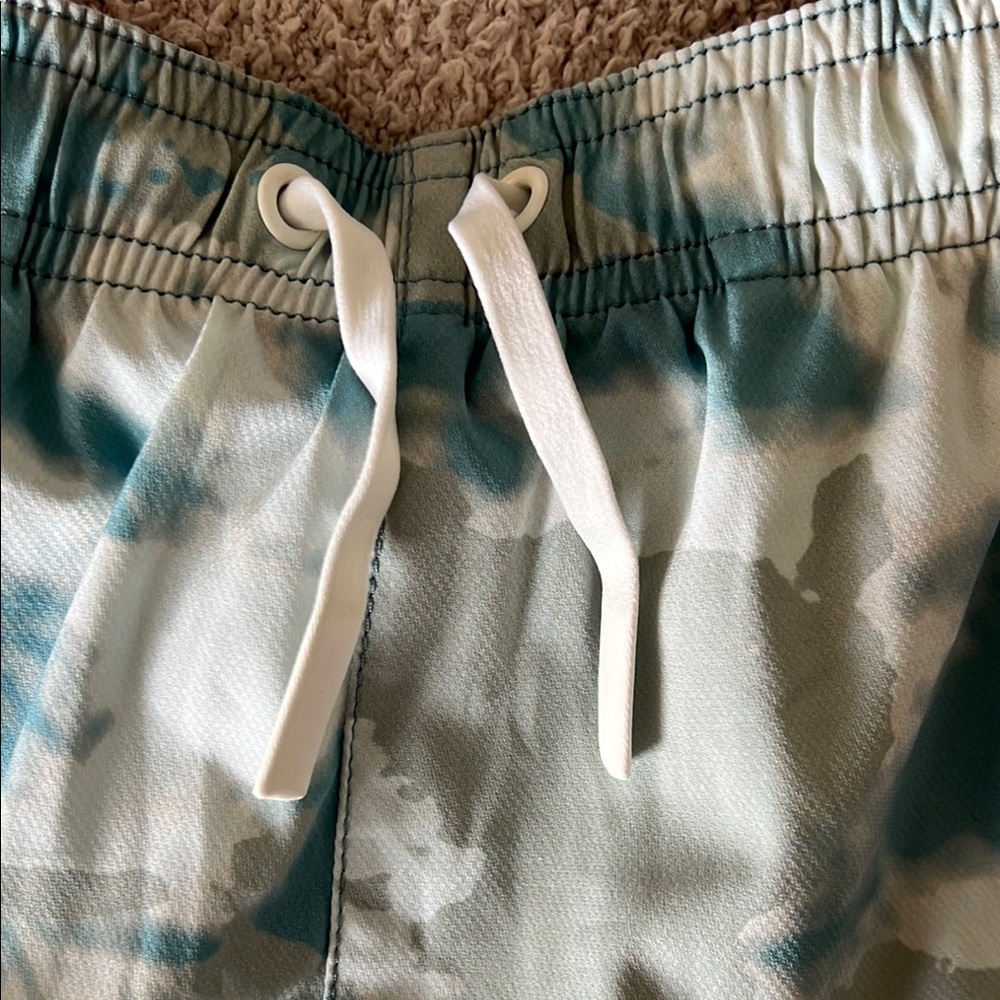 RVCA Blue Camo Pattern Athletic/Running Shorts - Picture 2 of 5